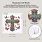 Special Shape Cross Diamond Art Painting Kits for Adults,Flowers Diamond Art Kits for Beginners,Butterfly Diamond Art Kits for Home Decor12×12inch/30×30cm